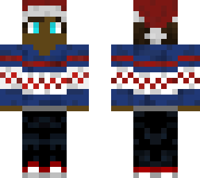 blue christmas dark skin edit