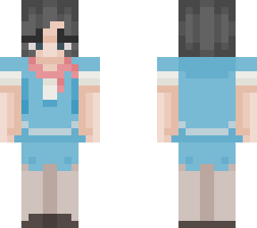 blue girl