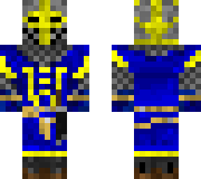 casual blue knight