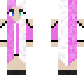 cute half and half girl