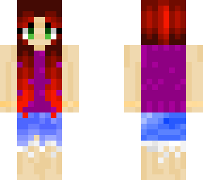 fire coral beach girl