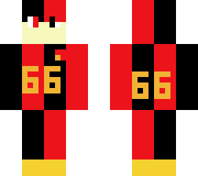 football skin shirt number 66 (go sub to gamersrees)