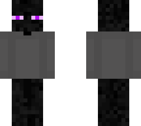 gray cloaked enderman