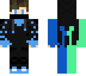 green and blue gamer