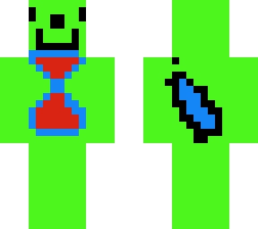 green smiley man