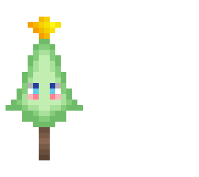 kawaii pastel christmas tree