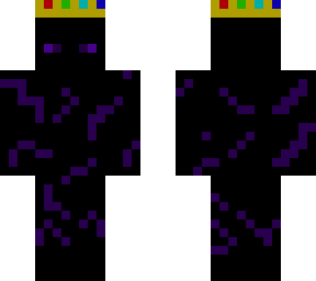 lightning enderman ( with crown)