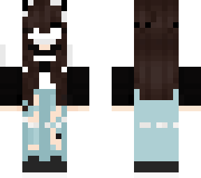 mask girl whit a bow but i changed a little the hair