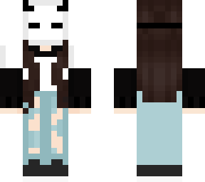 mask girl whit a bow but i changed a little the hair