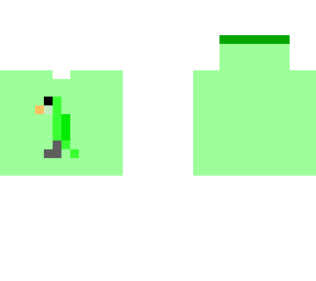 my merch with green parrot