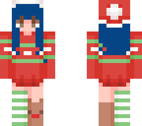 navidad pelo azul :)