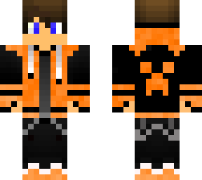 orange gamer boy