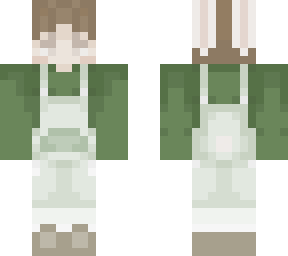 pastel green bunny boy