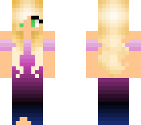 prom girl (pink to blue)