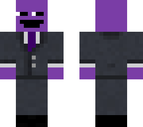 purple guy suit + tie