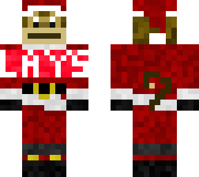 santa lays monkey skin