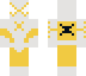 white and gold spider man