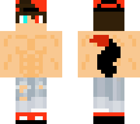 wolf boy with muscle
