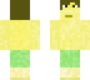 beach man (green shorts)