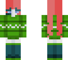 christmas sweater pink girl