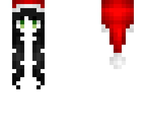 hb - black in santa hat