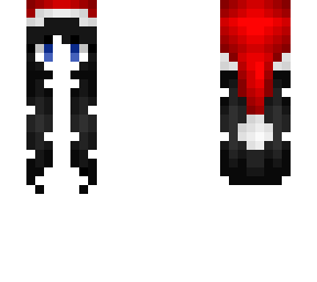 hb - black in santa hat