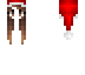 hb - brown ombre in santa hat