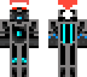 infinity armor with christmas hat