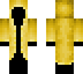 mysterious golden cloaked figure