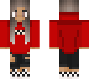red hoodie