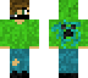 tomboy gamer with electrified creeper