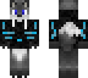 wolf with jacket
