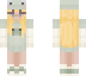 blonde frog girl