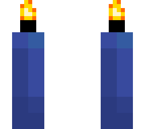 blue candle