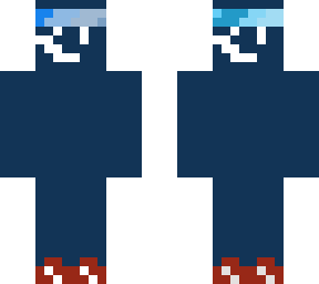blue man