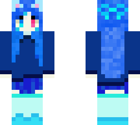blue snow fox
