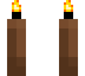 brown candle