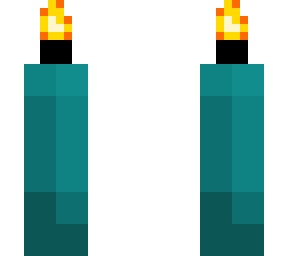 cyan candle