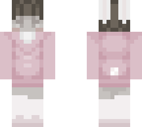 dark pastel pink bunny boy