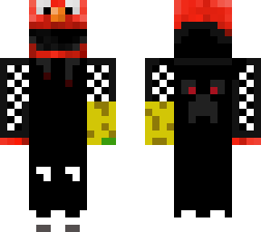 elmo con el guantelete del infinito (full black)
