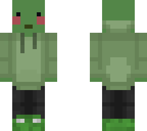 frog with cute hoodie and blush - luigi11 new