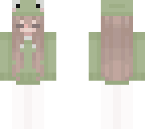 green frog girl skin