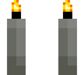 light gray candle