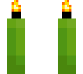 lime green candle