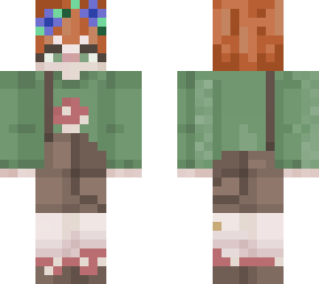 mushroom overalls boy