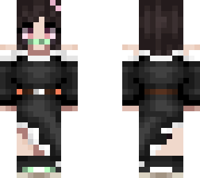 nezuko in black dress