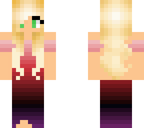 prom girl (red to purple)