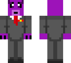 purple dog in tux