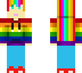 rainbow girl