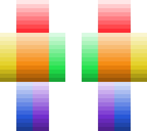 rainbow ombre but different